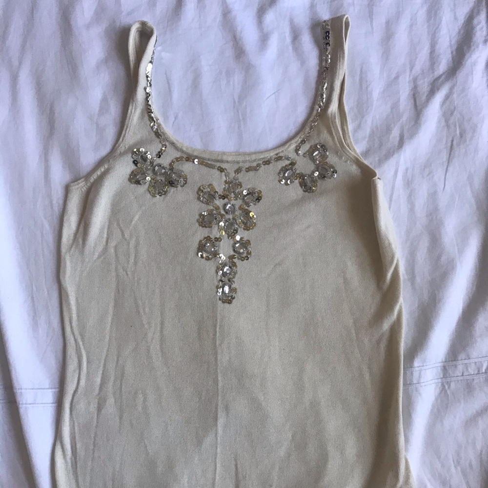 White tank top